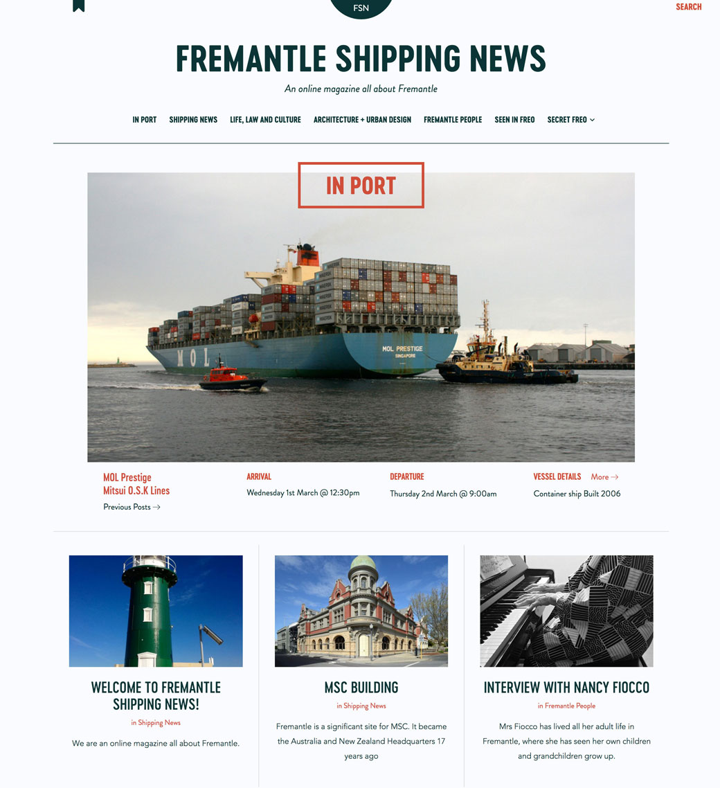 Fremantle-shipping-news